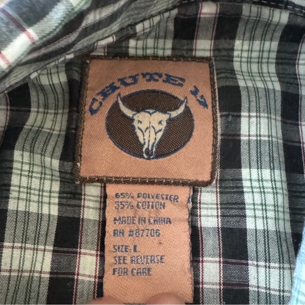 Chute 17 Long Sleeve Button Down Mens Shirt - Picture 3 of 5